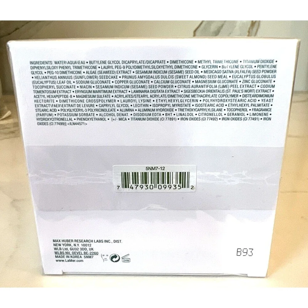 NIB La Mer Lifting Cushion Foundation + refill Nuetral Ivory 12 SPF 20 - 2x12g